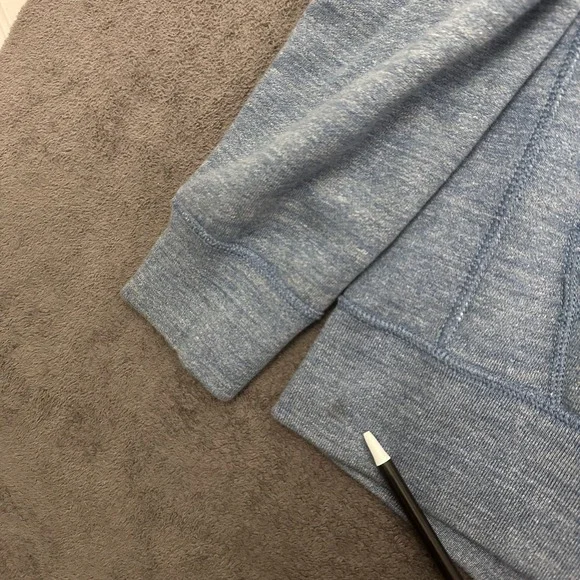 polo Ralph Lauren mens hoodie full zip blue jacket size large pony embroidered - Picture 3 of 12